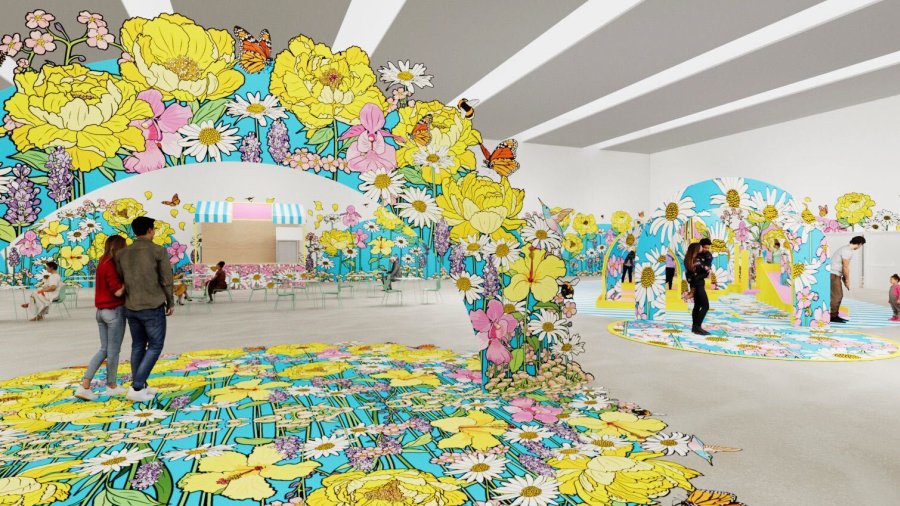 Larger-Than-Life Floral World